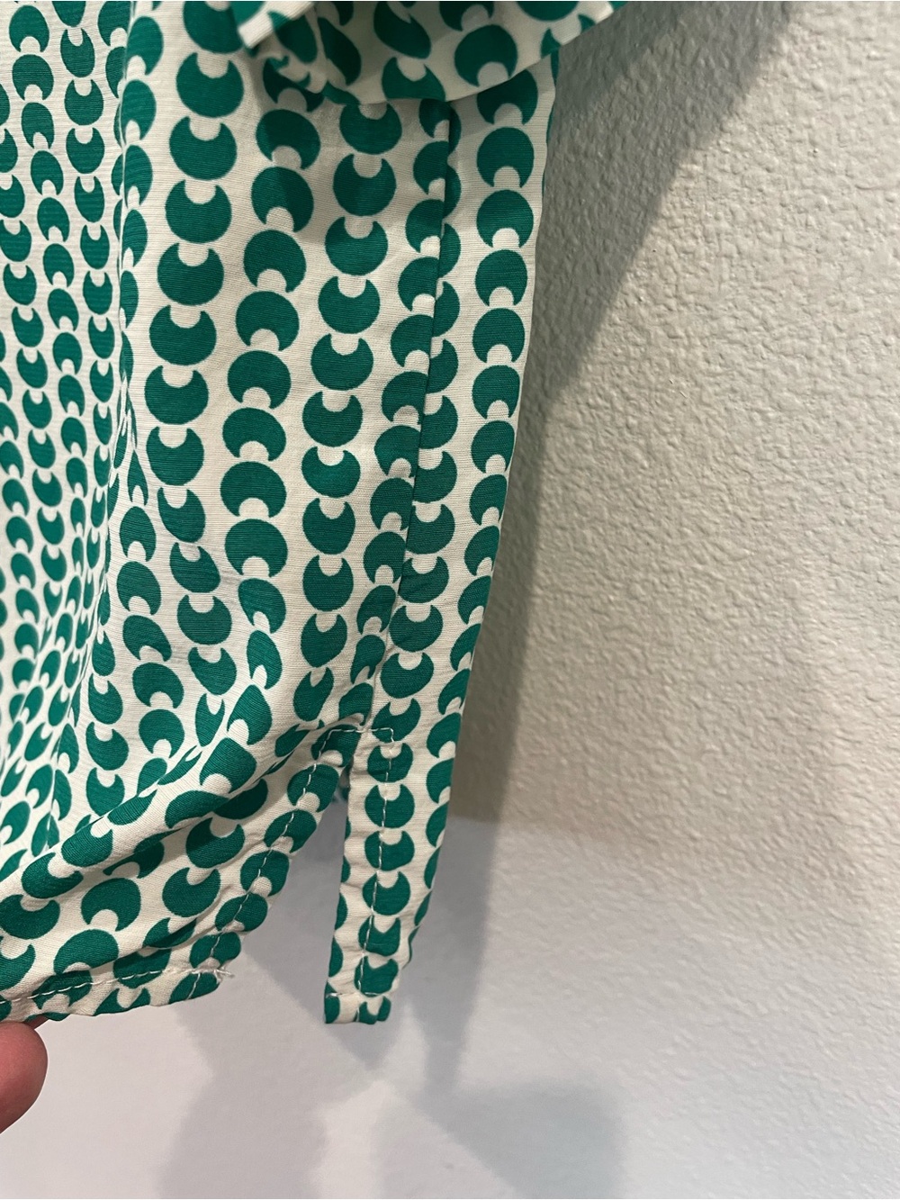 A New Day High-Waist Green Printed Short Set - Picture 6 of 12